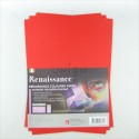 Renaissance กระดาษวาดเขียน A4 <1/10> สีแดง 022